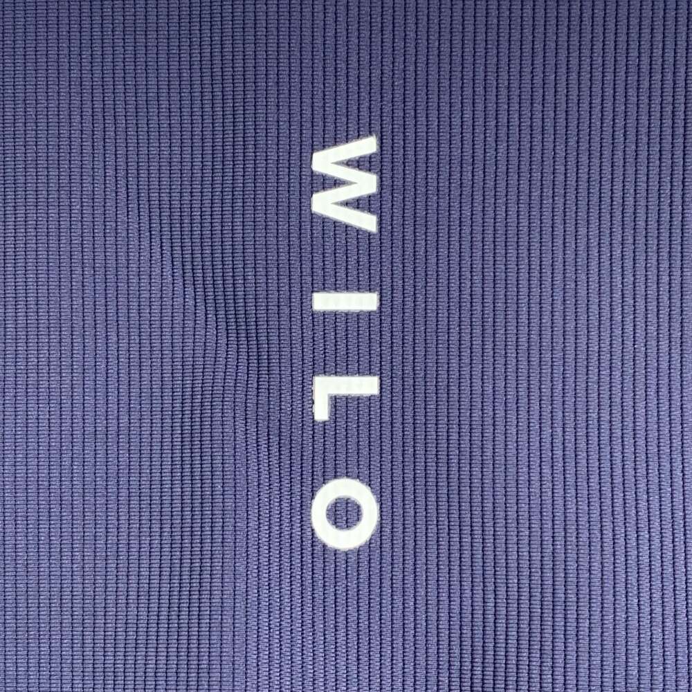 Wilo The Label Navy Ribbed High-Waisted Performance Leggings
